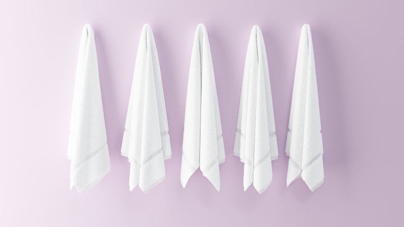 Handütcher waschen, trocknen