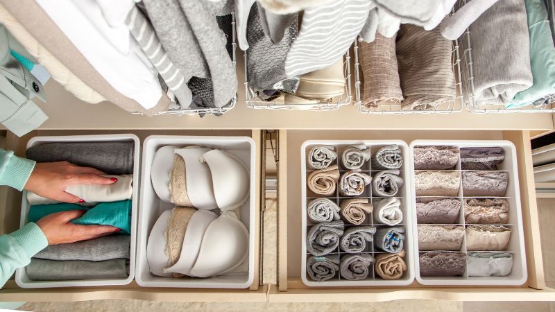 Unterwäsche und Socken zusammen waschen