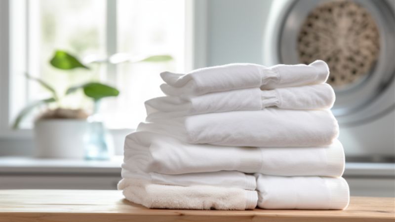 Weisse Wäsche mit Backpulver waschen
