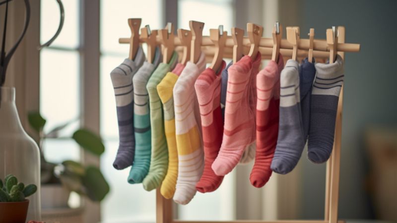 Socken trocknen: Ratschläge fürs Trocknen nach dem Socken waschen