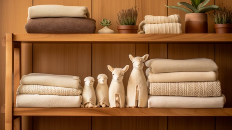 Nach der Wäsche: Richtiges Trocknen und Lagerung von Alpakawolle