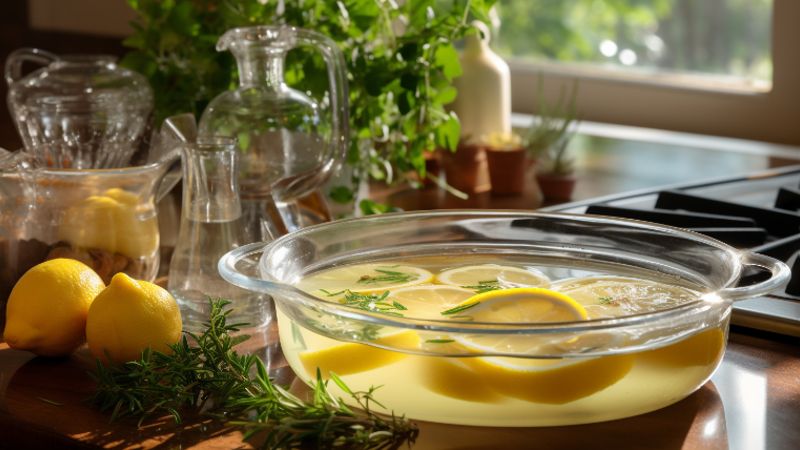 Hausmittel gegen hartnäckige Gerüche: Zitronensaft und Essig