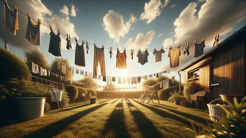 Wäsche richtig aufhängen: Energie und Umwelt schonen